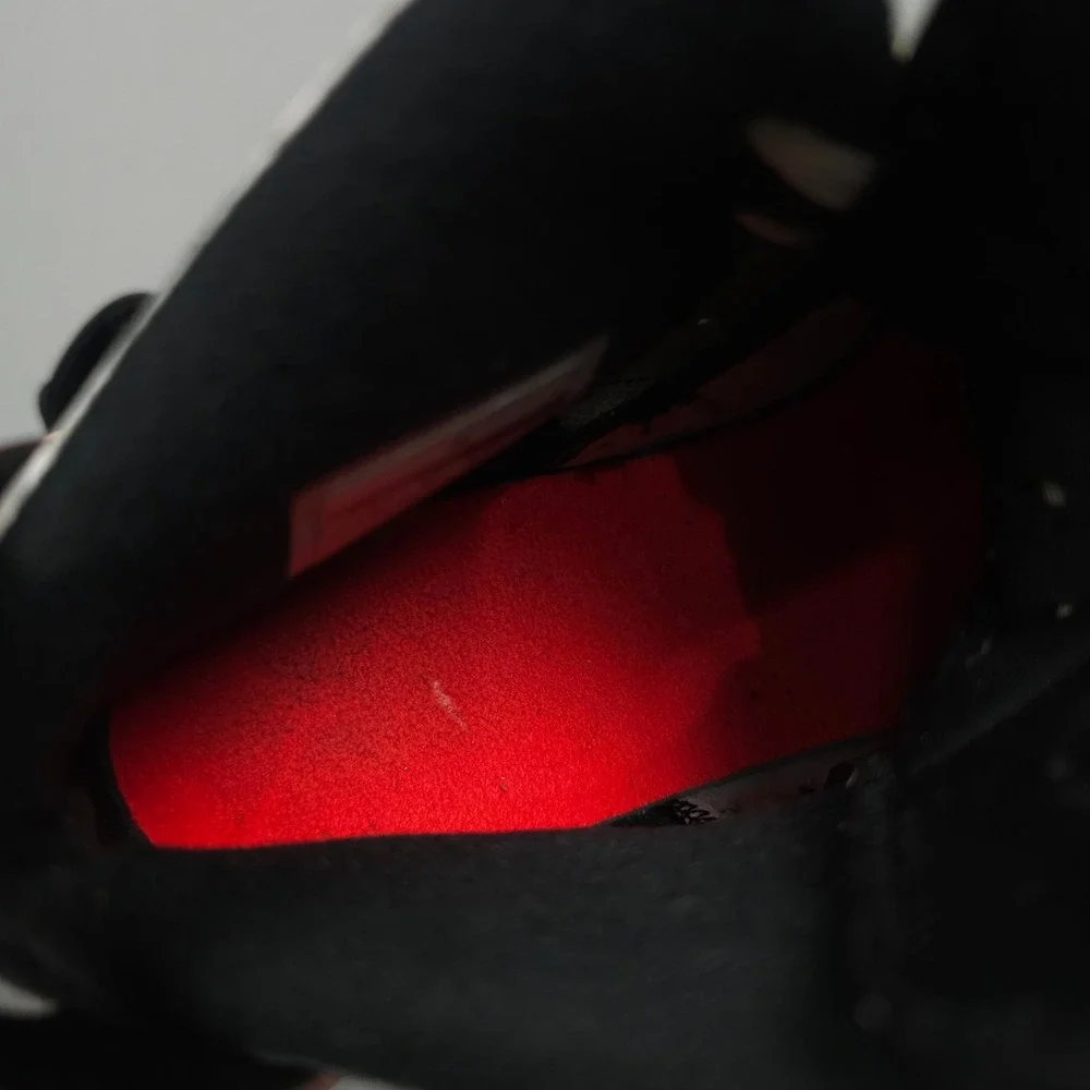 Nike Air Jordan 6 Shoes Boy 6.5y  White Infrared Retro Leather Lace Up - Picture 13 of 16